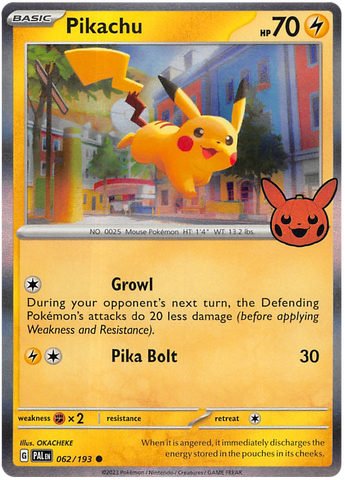 Pikachu 62 - Trick or Trade BOOster Bundle 2023 Holofoil