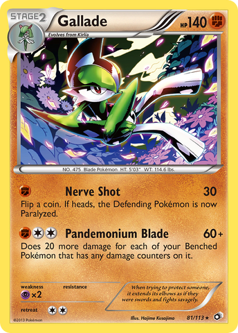 Gallade/113 - Legendary Treasures