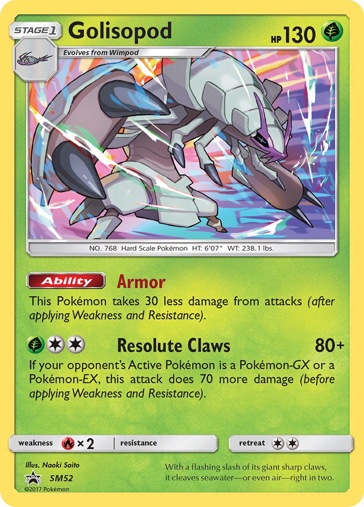Golisopod - SM52 SM52/248 - SM Promos Holofoil