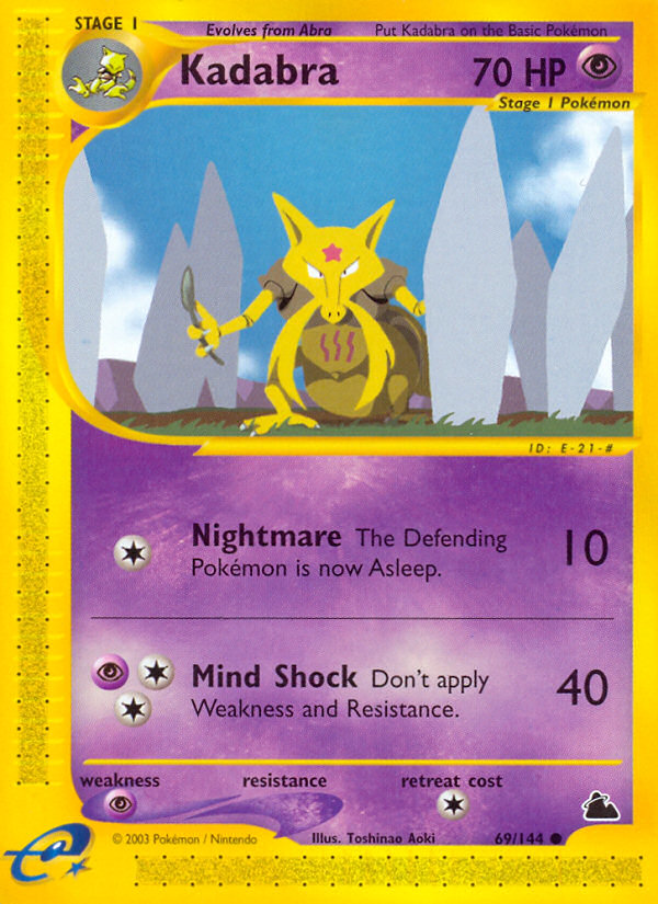 Kadabra - 69/144 Skyridge - Common