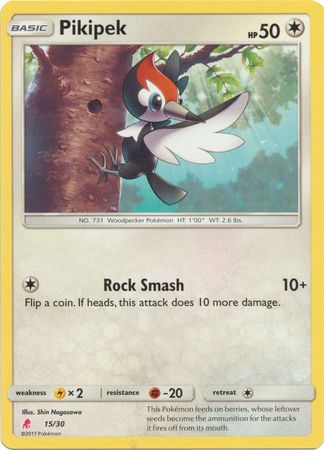 Pikipek - SM Trainer Kit Lycanroc & Alolan Raichu