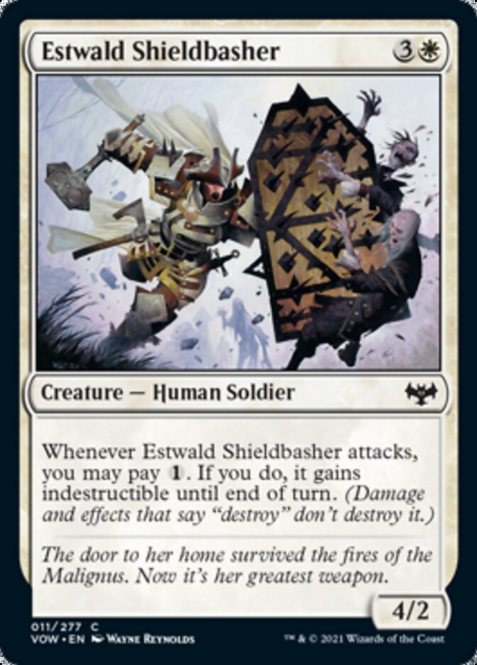 Estwald Shieldbasher (VOW-011) - Innistrad: Crimson Vow