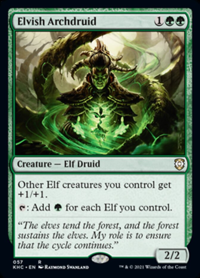 Elvish Archdruid (KHC-057) - Kaldheim Commander