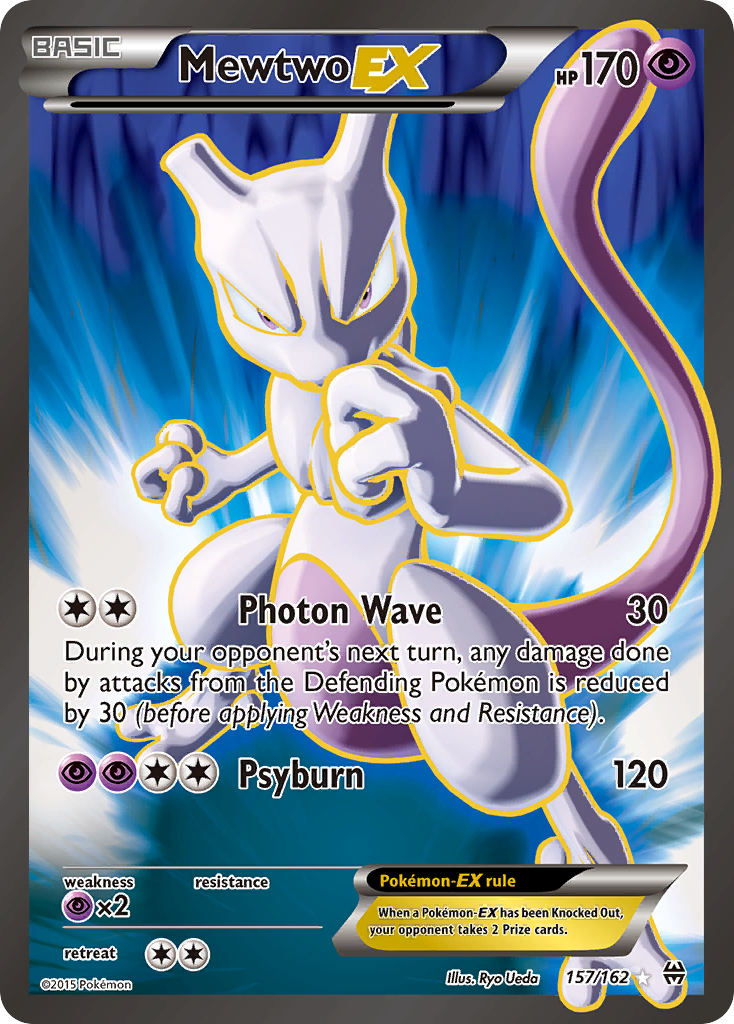 Mewtwo EX (157 Full Art) 157/162 - XY  BREAKthrough Holofoil
