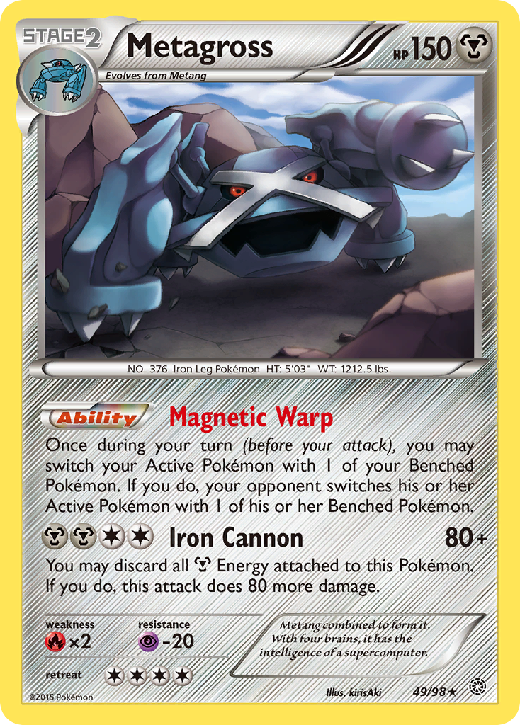 Metagross (49) 49/98 - XY  Ancient Origins