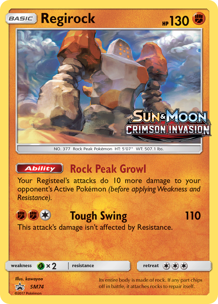 Regirock - SM74 (Prerelease)/248 - SM Promos Holofoil