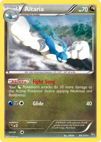 Altaria/124 - Dragons Exalted Holofoil