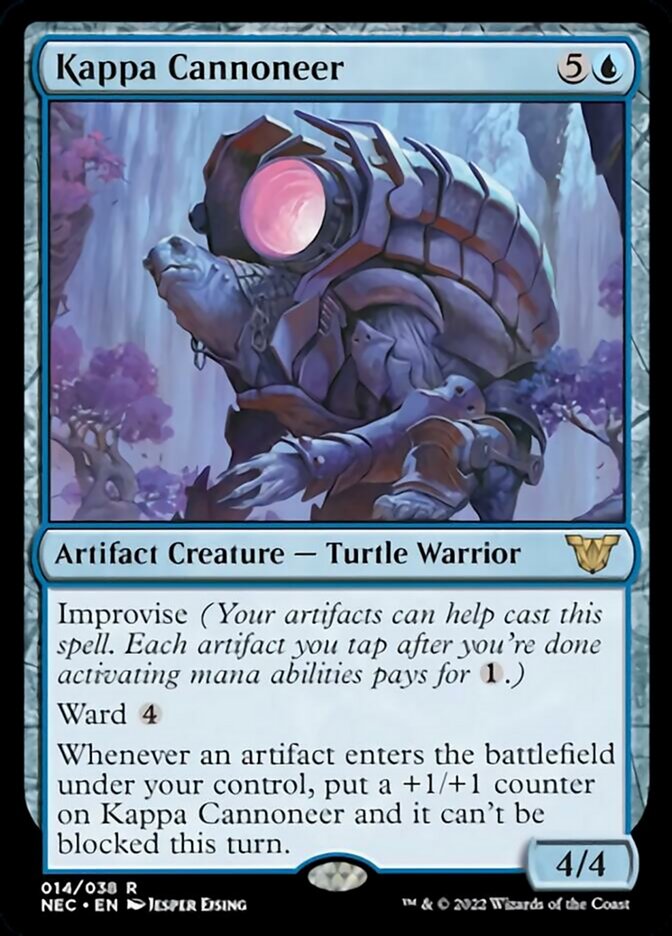 Kappa Cannoneer (NEC-014) - Neon Dynasty Commander