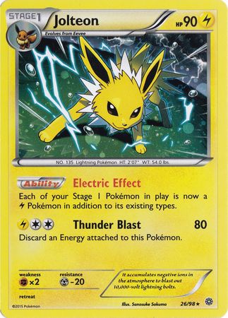 Jolteon - 26/98 (Cosmos Holo) 26 - Miscellaneous Cards & Products Holofoil