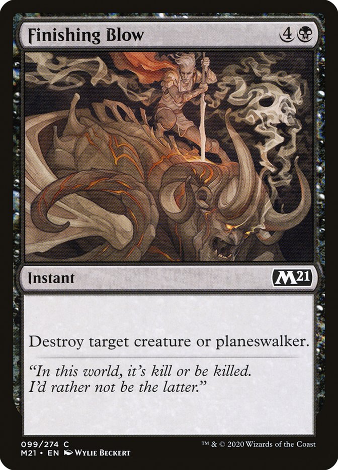 Finishing Blow (M21-099) - Core Set 2021