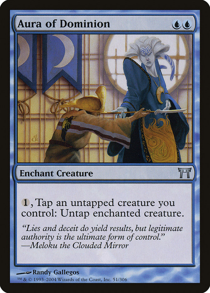 Aura of Dominion (CHK-051) - Champions of Kamigawa