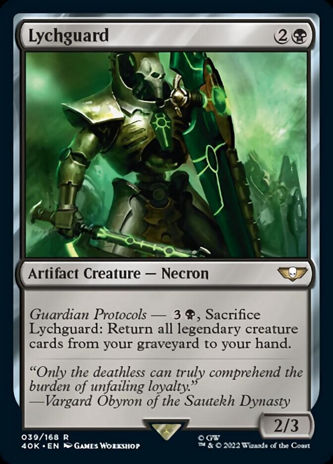 Lychguard (Surge Foil) (40K-039) - Warhammer 40,000 Commander Foil
