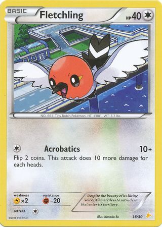 Fletchling - XY Trainer Kit Pikachu Libre & Suicune