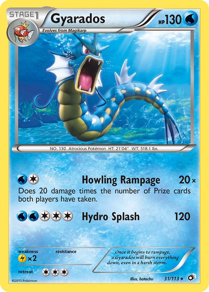 Gyarados 31/113 - Legendary Treasures