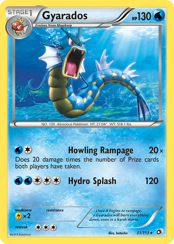 Gyarados 31/113 - Legendary Treasures