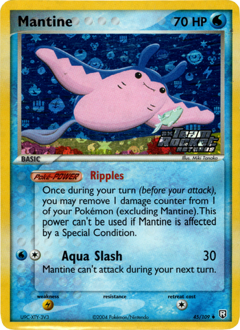 Mantine 45/109 - Team Rocket Returns Reverse Holofoil