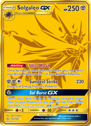 Solgaleo GX (Secret Rare)/156 - SM  Ultra Prism Holofoil