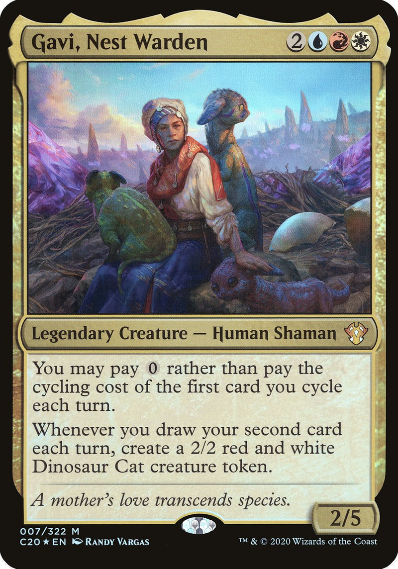 Gavi, Nest Warden (Commander 2020) (OVER-007) - Commander 2020 Oversized Foil
