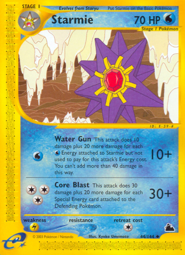 Starmie (44) - 44/144 Skyridge - Uncommon