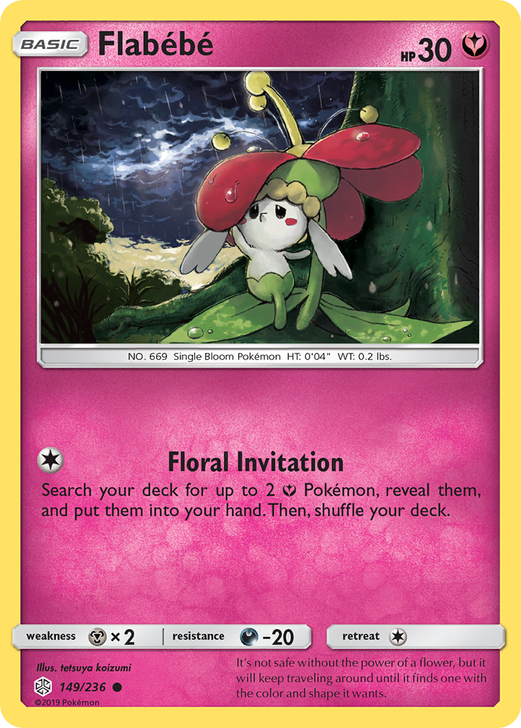 Flabebe - 149/236 149/236 - SM  Cosmic Eclipse