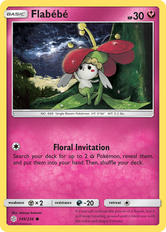 Flabebe - 149/236 149/236 - SM  Cosmic Eclipse