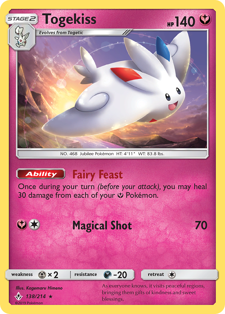 Togekiss 138/214 - SM  Unbroken Bonds Holofoil