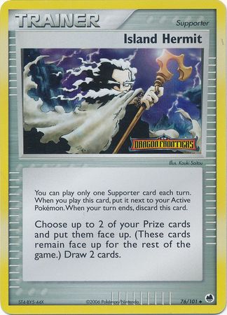 Island Hermit/101 - Dragon Frontiers Reverse Holofoil