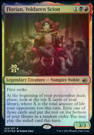 Florian, Voldaren Scion (PRE-223) - Innistrad: Midnight Hunt Promos Foil