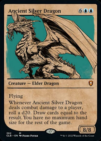 Ancient Silver Dragon (Showcase) (CLB-382) - Commander Legends: Battle for Baldur's Gate: (Showcase)