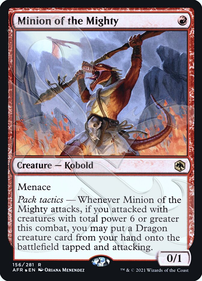 Minion of the Mighty (AFR&-156A) - Adventures in the Forgotten Realms Promos Foil