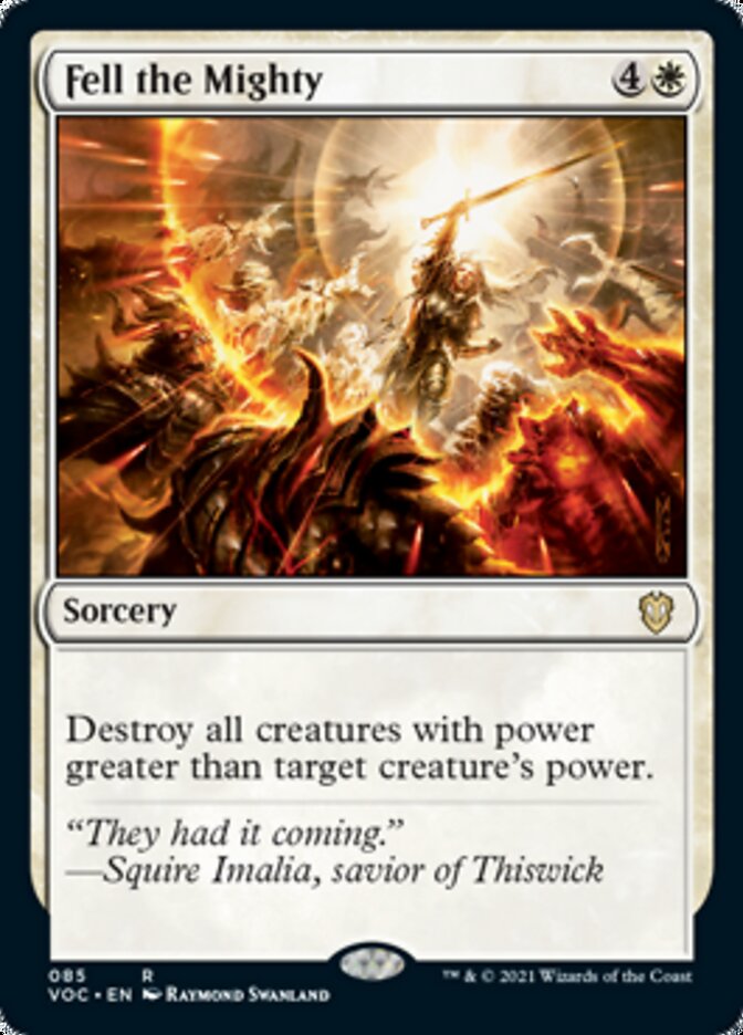 Fell the Mighty (VOC-085) - Crimson Vow Commander