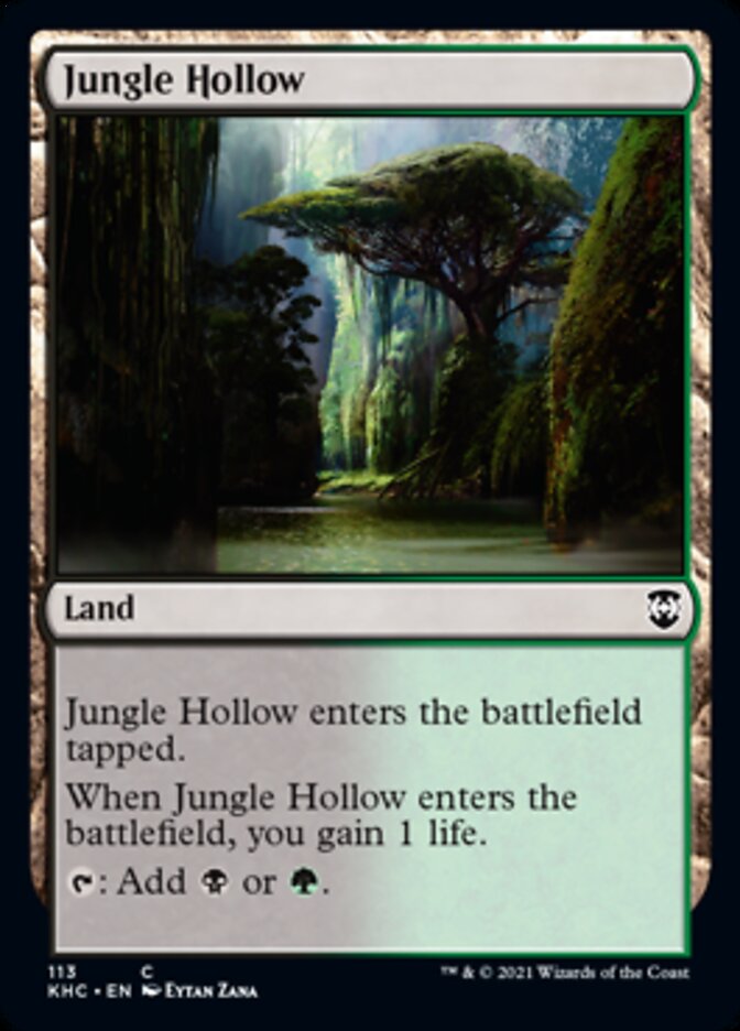 Jungle Hollow (KHC-113) - Kaldheim Commander