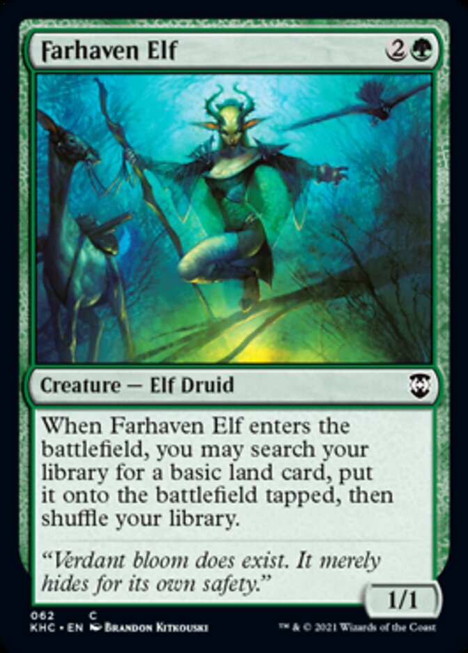 Farhaven Elf (KHC-062) - Kaldheim Commander