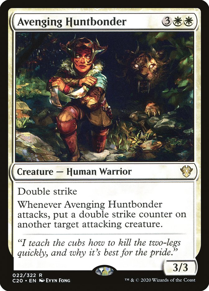 Avenging Huntbonder (C20-022) - Commander 2020