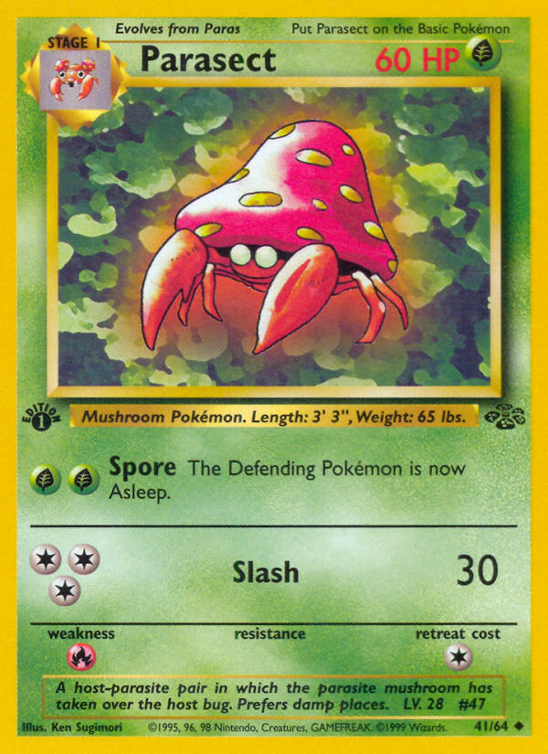 Parasect 41/64 - Jungle 1st Edition