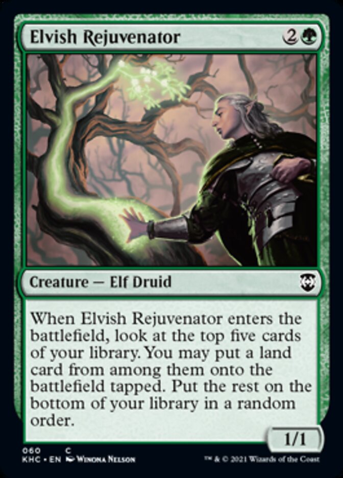 Elvish Rejuvenator (KHC-060) - Kaldheim Commander