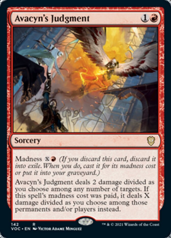 Avacyn's Judgment (VOC-142) - Crimson Vow Commander