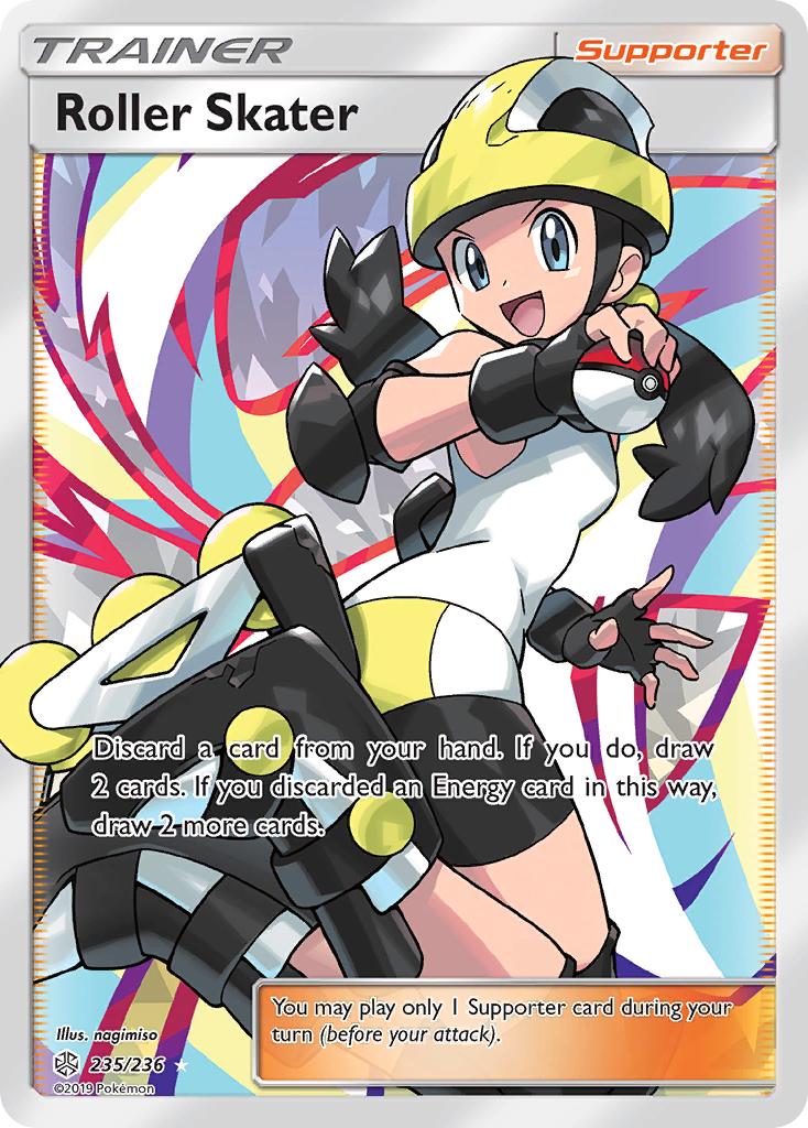 Roller Skater (Full Art)/236 - SM  Cosmic Eclipse Holofoil