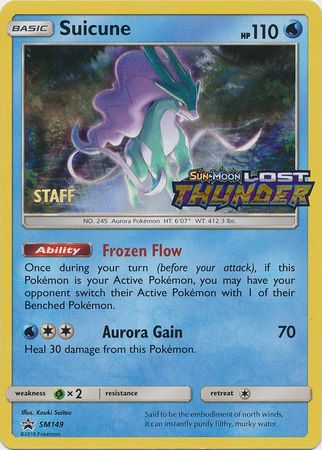Suicune - SM149 (Prerelease) [Staff] - SM Promos Holofoil