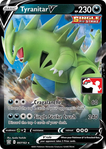 Tyranitar V - Prize Pack Series Cards Holofoil