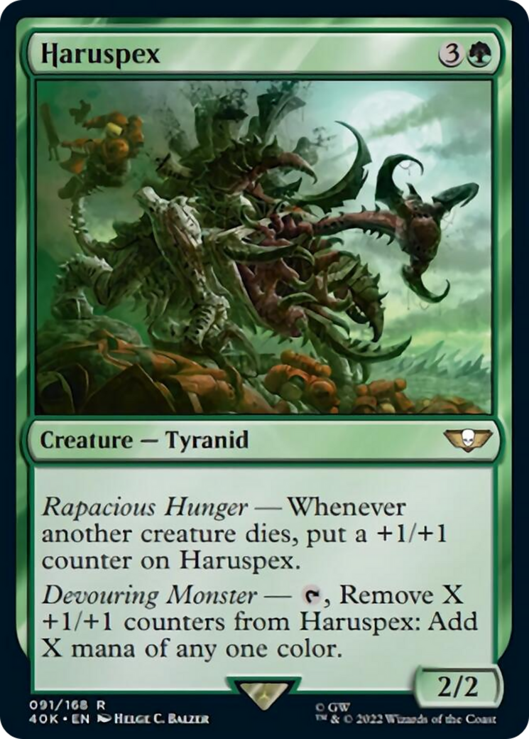 Haruspex (Surge Foil) (40K-091) - Warhammer 40,000 Commander Foil