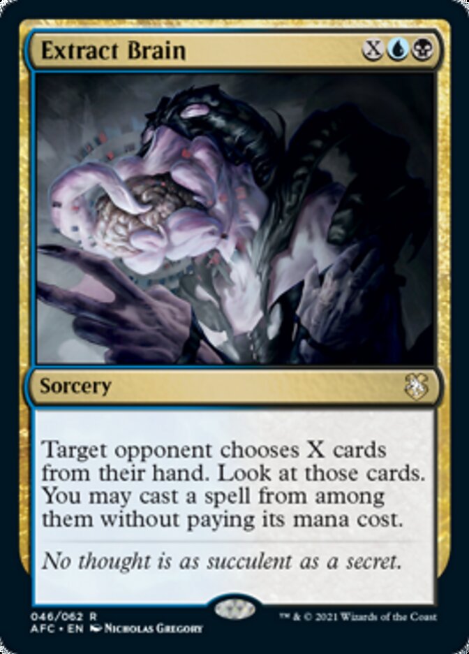 Extract Brain (AFC-046) - Forgotten Realms Commander