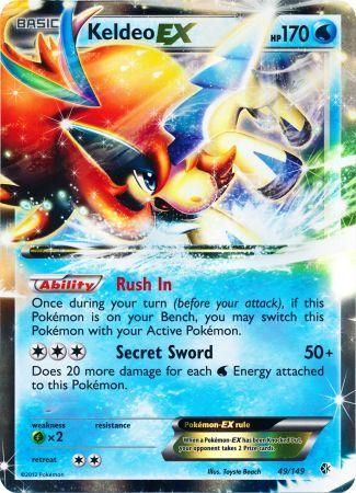 Keldeo EX - 49/99 - Jumbo Cards Holofoil