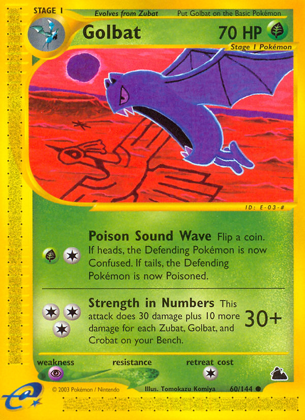 Golbat - 60/144 Skyridge - Common