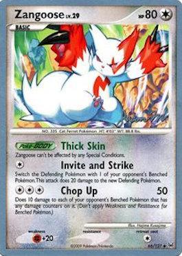 Zangoose - 2009 (Jason Martinez) 66 - World Championship Decks