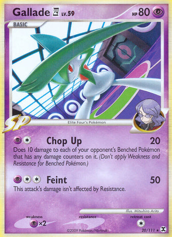 Gallade E4 - 20/111 (DPPt Rising Rivals) - Deck Exclusives Holofoil