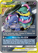 Muk & Alolan Muk GX (197) (Full Art)/214 - SM  Unbroken Bonds Holofoil