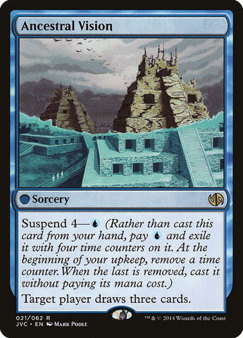 Ancestral Vision (DD3-021) - Duel Decks Anthology: Jace vs. Chandra