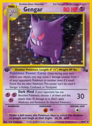 Gengar (5) 5/62 - Fossil 1st Edition Holofoil