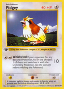 Pidgey - 57/102 - 1st Edition Base Set Shadowless - Common